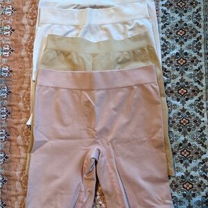 Women's Shapewear Shorts - Pink, Cream, Tan
